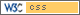 Cette page est validée CSS par le W3C.