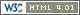 Cette page est validée HTML 4.01 par le W3C.